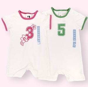 NWT Gap Baby Girls Romper Two Pack